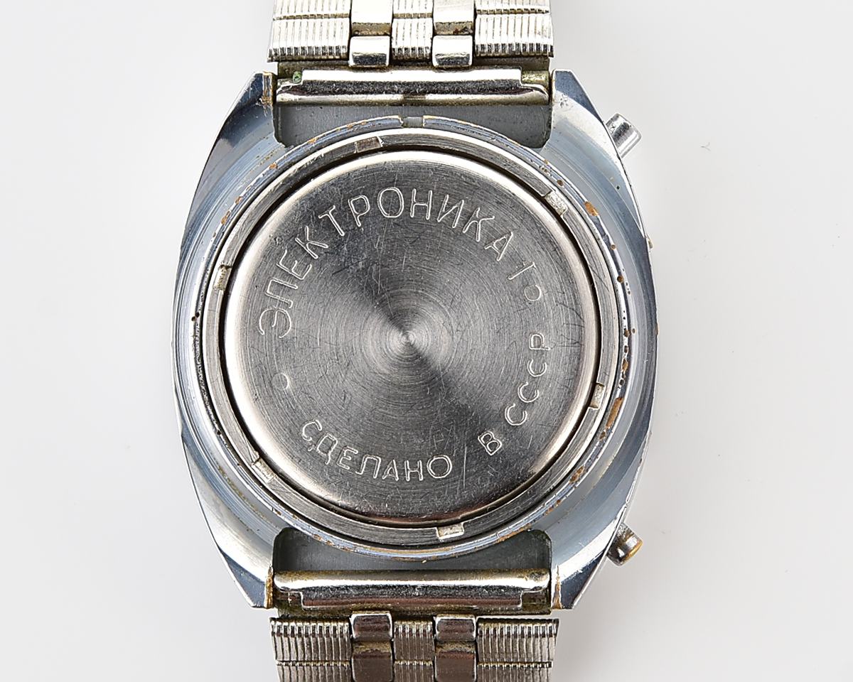 First RED LED Digital Vintage USSR Wrist Watch Electronika E-1 Pulsar with box and passport!