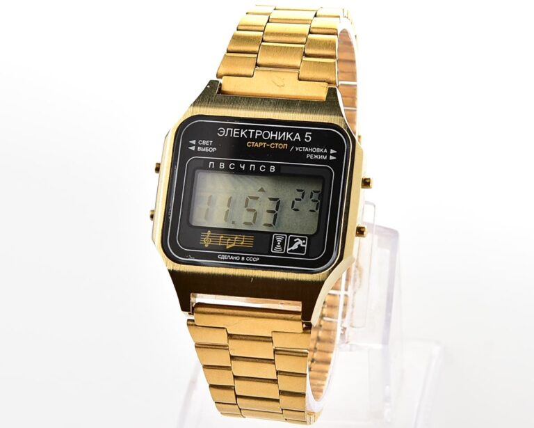 Excellent soviet vintage USSR digital watch Electronika 5