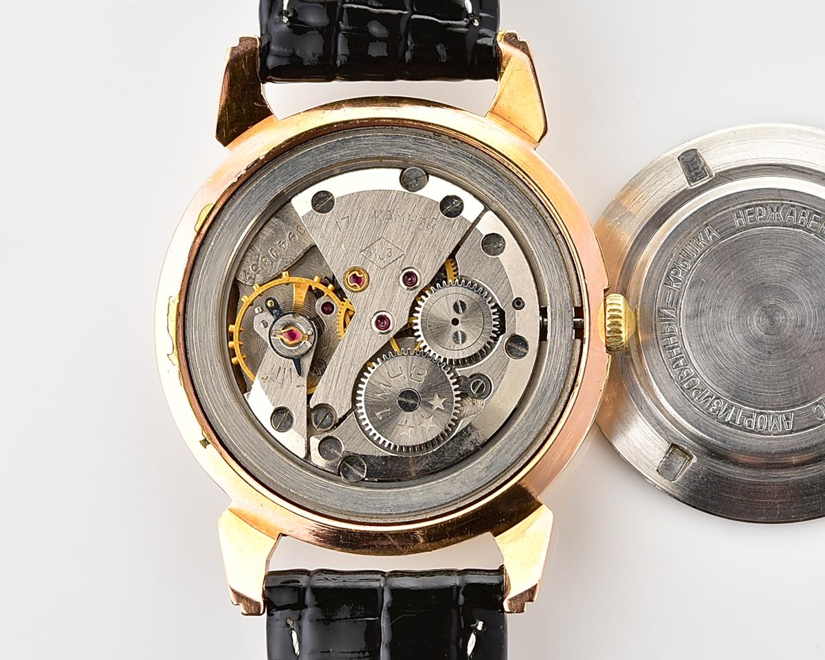 RARE! Beautiful vintage soviet gold-plated Kirovskie wristwatch from 1950s
