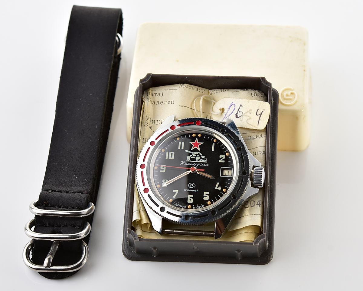 TIME CAPSULE: Vostok Komandirskie TANK mechanical watch – New Old Stock(NOS)!