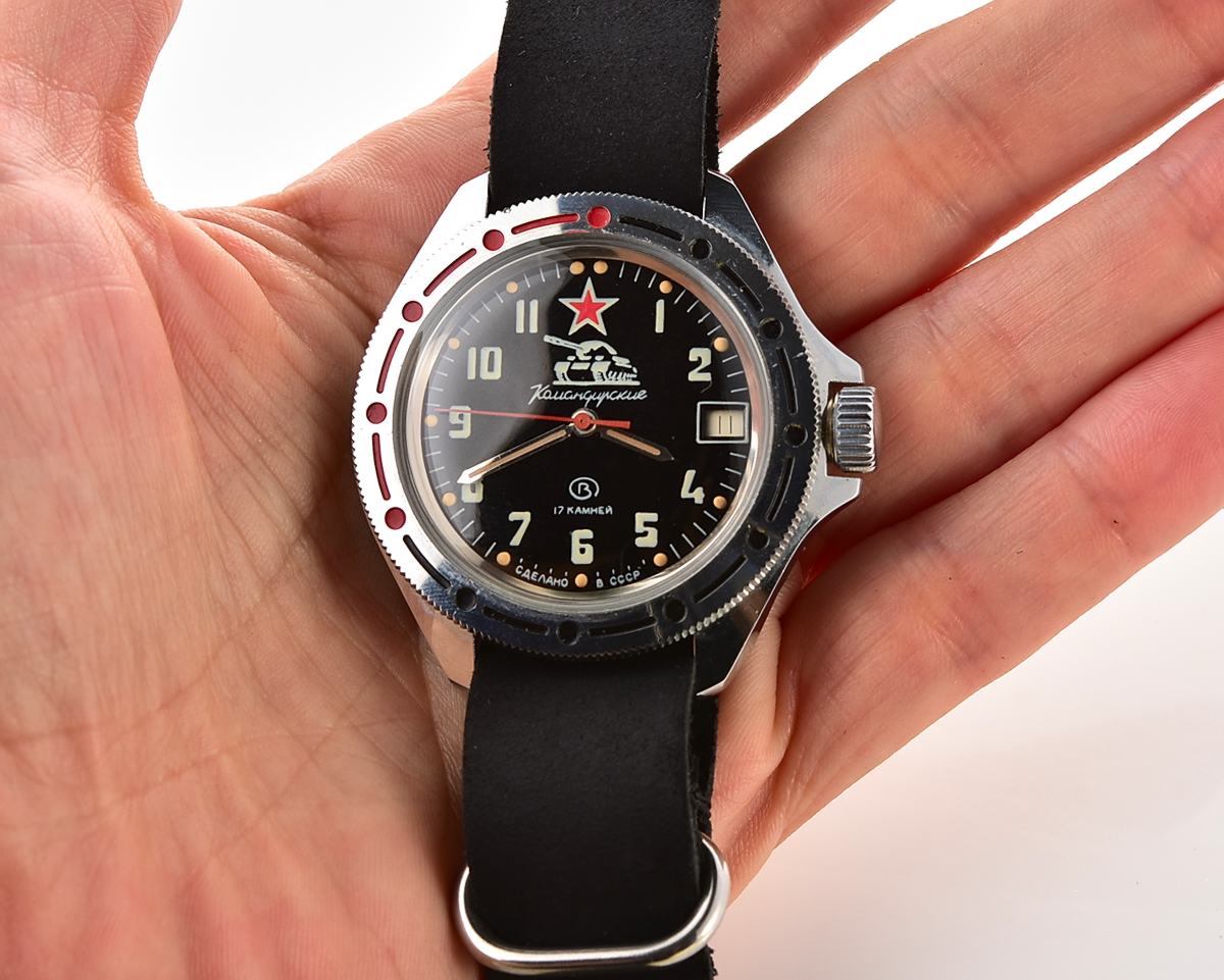 TIME CAPSULE: Vostok Komandirskie TANK mechanical watch – New Old Stock(NOS)!