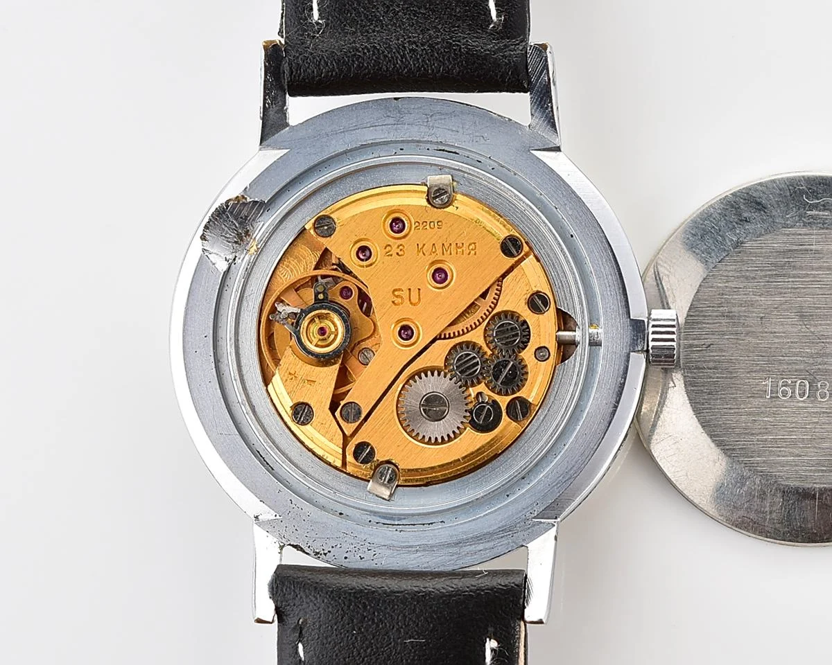 Excellent ultra-thin mechanical Luch "Medicine" - with pulse scale!