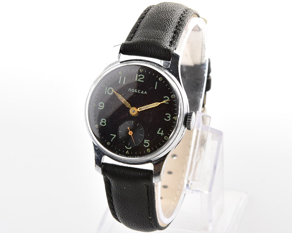 Vintage soviet mechanical POBEDA watch, 2MChZ from 3rd quarter 1956!