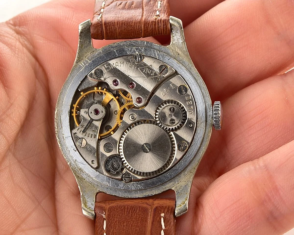 Vintage Soviet mechanical Pobeda wristwatch, PChZ, the 3rd quarter of 1957!