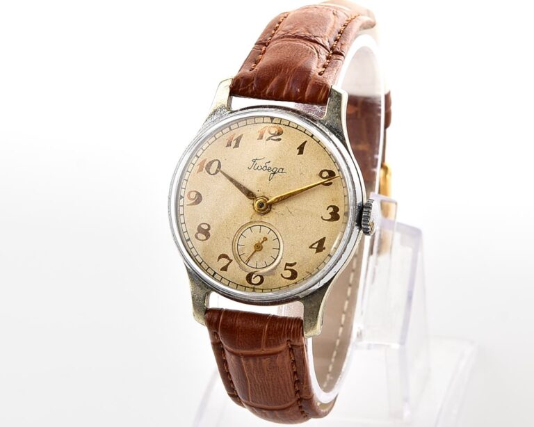Vintage soviet mechanical POBEDA wristwatch, PChZ, the 3rd quarter of 1957!
