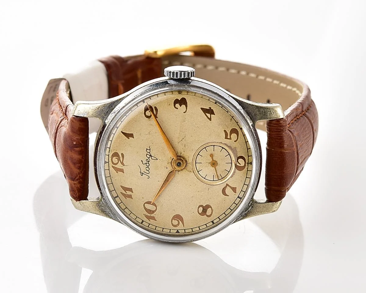 Vintage Soviet mechanical Pobeda wristwatch, PChZ, the 3rd quarter of 1957!