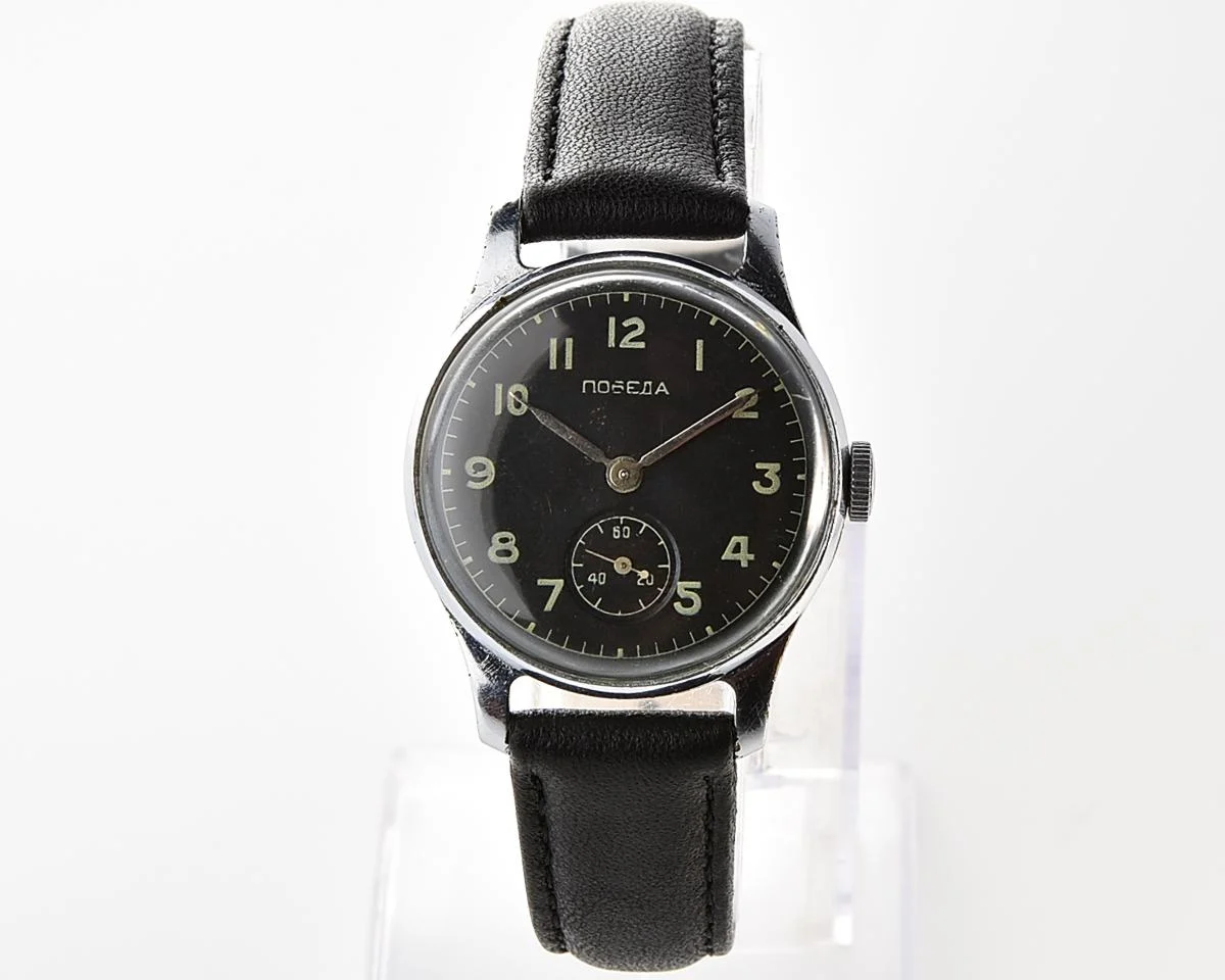 Excellent Soviet mechanical Pobeda wristwatch, PChZ