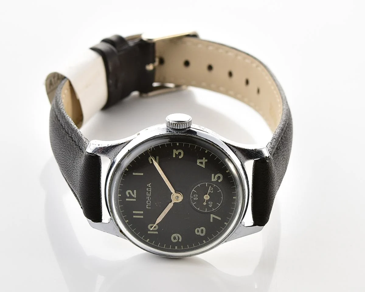 Excellent Soviet mechanical Pobeda wristwatch, PChZ