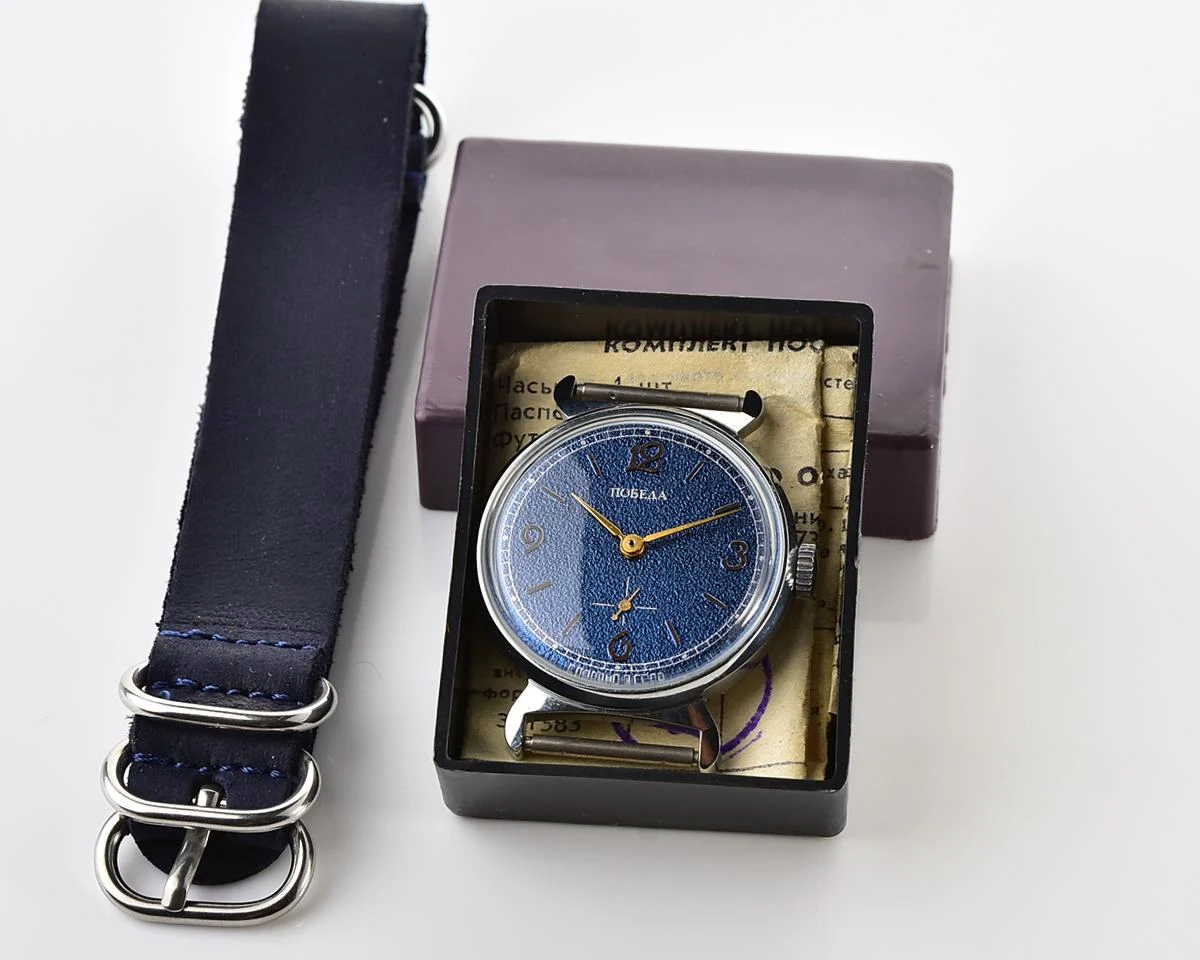 TIME CAPSULE: Soviet mechanical Pobeda watch in box – New Old Stock (NOS)!