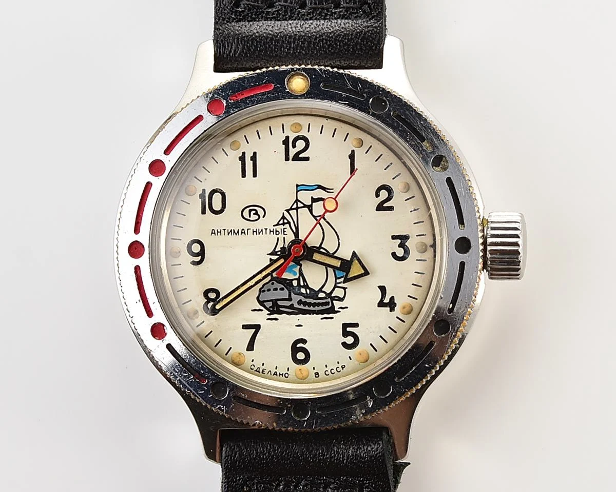 Soviet Vostok Amphibia mechanical wristwatch