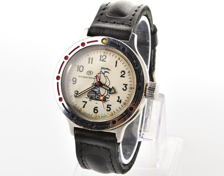 Soviet Vostok Amphibia mechanical wristwatch