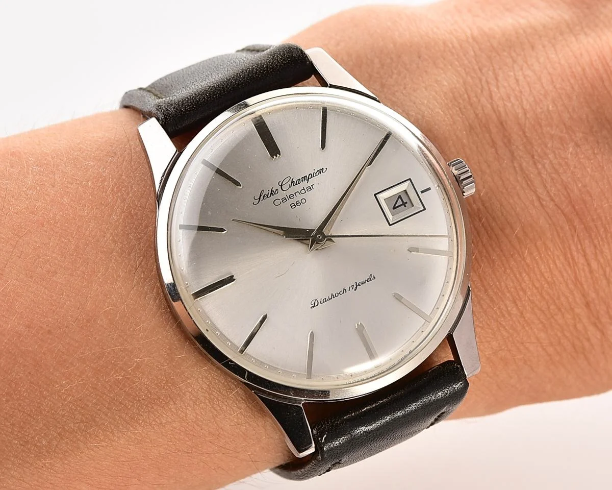 Vintage Seiko Champion Calendar Diashock – JDM Mechanical Manual