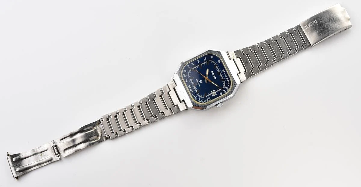 Poljot Tachometer vintage Soviet watch with automatic mechanical movement