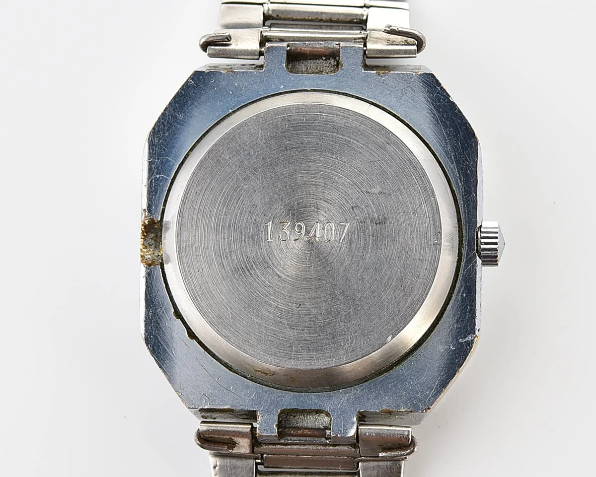 Poljot Tachometer vintage Soviet watch with automatic mechanical movement