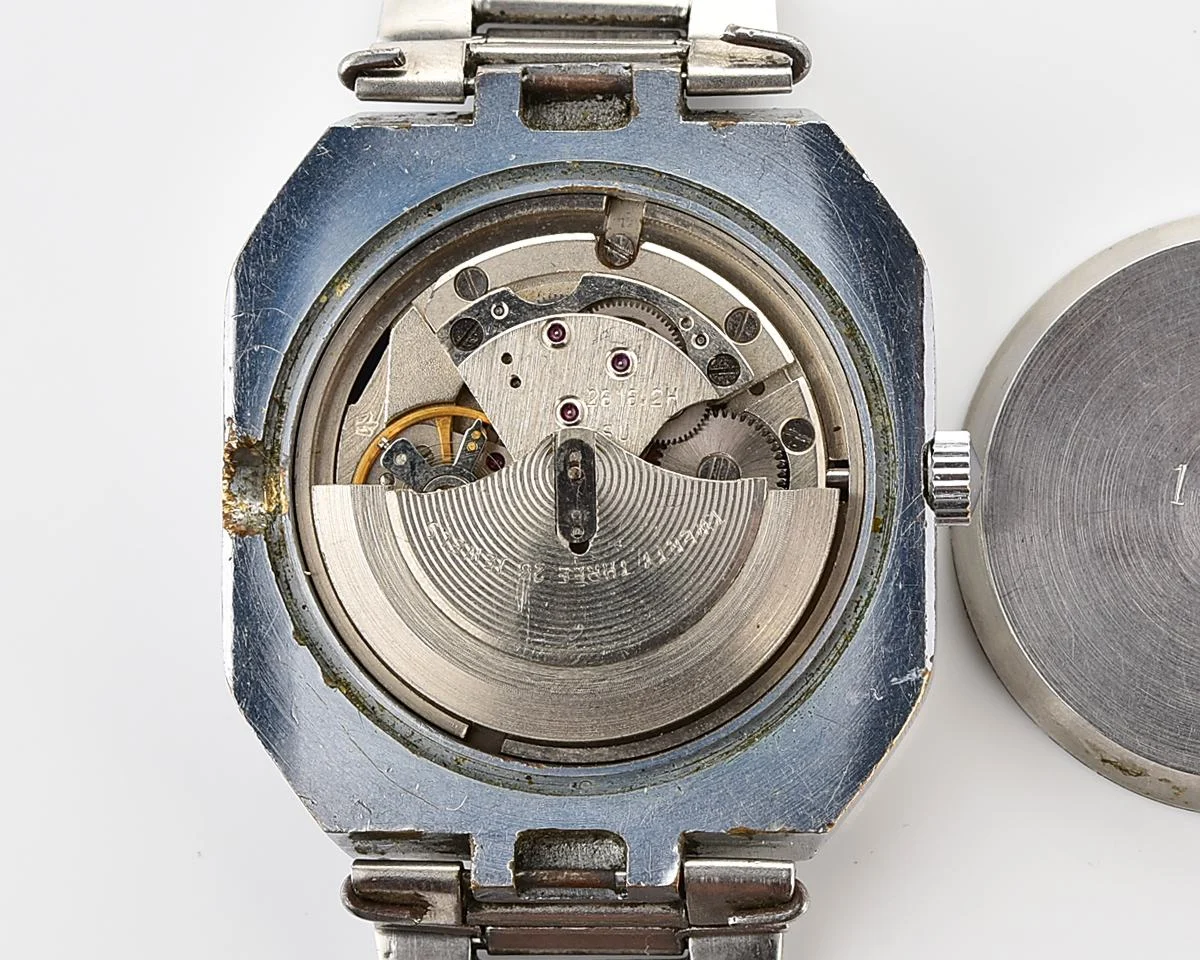 Poljot Tachometer vintage Soviet watch with automatic mechanical movement