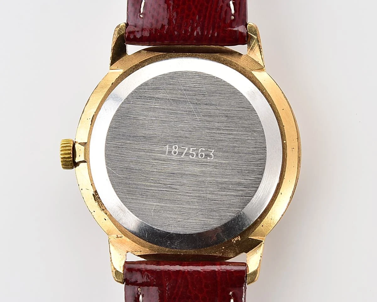 Excellent vintage Soviet gold-plated mechanical Raketa "jeans" wristwatch