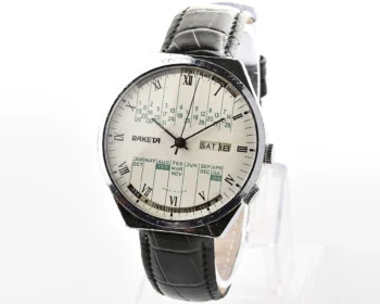 Soviet Raketa perpetual calendar watch