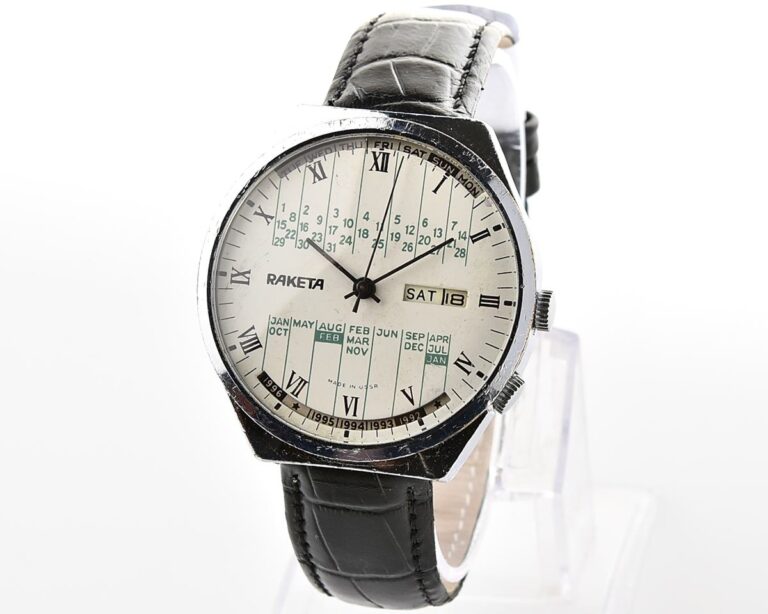 Soviet RAKETA perpetual calendar watch