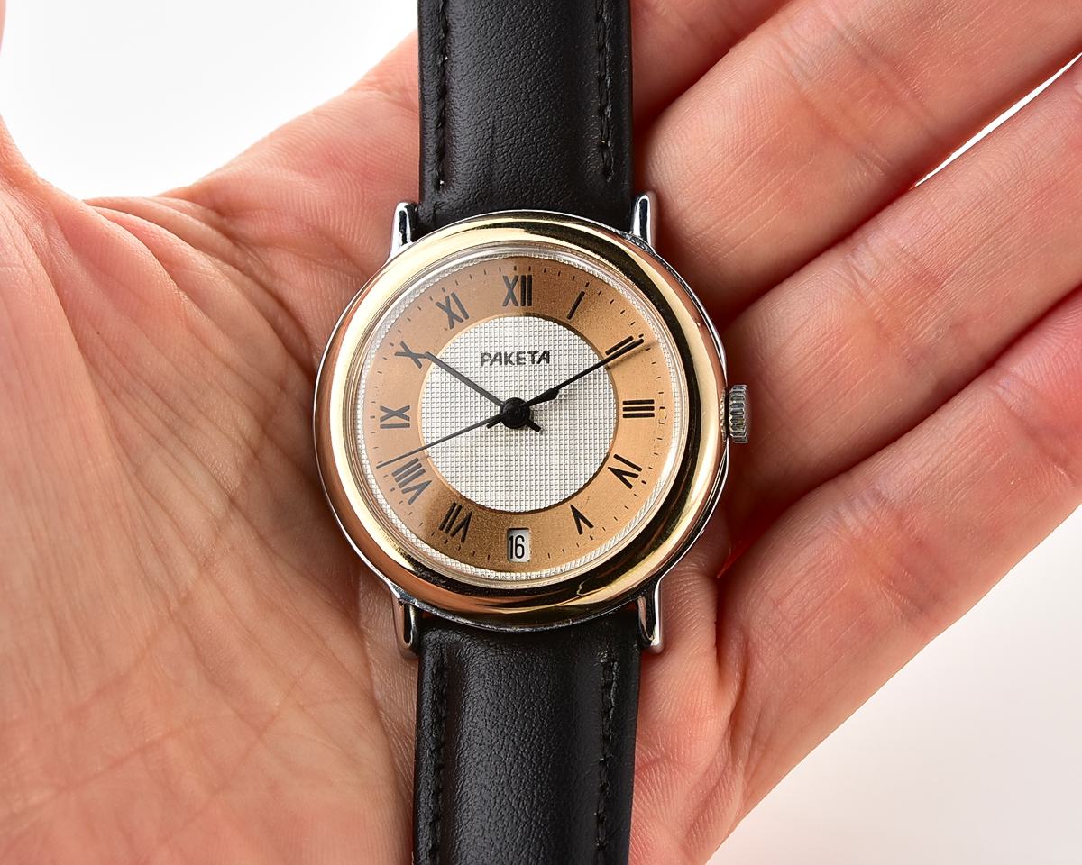 TIME CAPSULE: Vintage soviet mechanical RAKETA wrist watch, New Old Stock(NOS)!