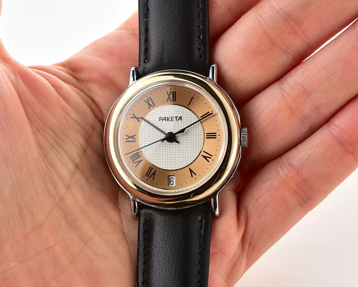 TIME CAPSULE: Vintage Soviet mechanical Raketa wrist watch, New Old Stock (NOS)!