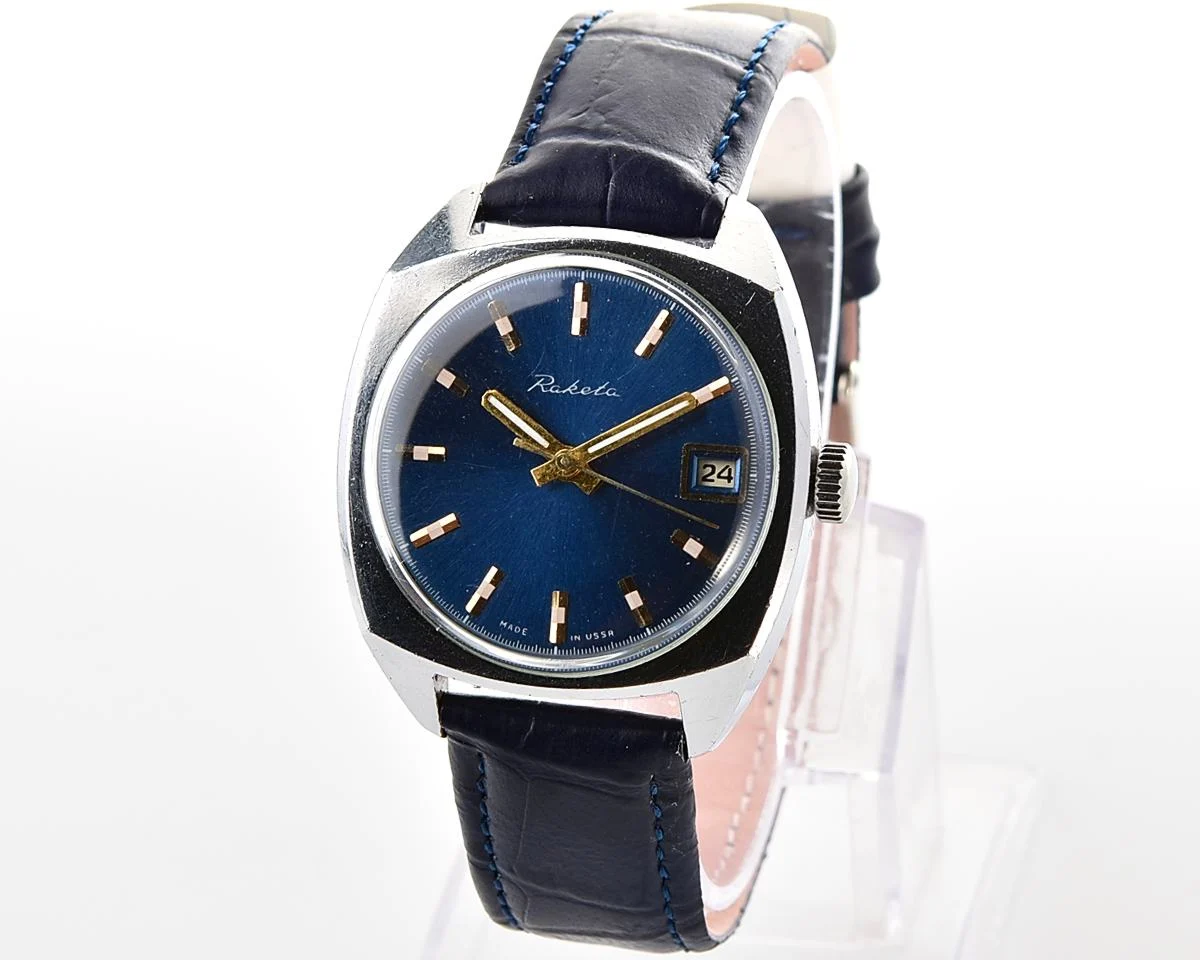 Soviet Raketa vintage mechanical watch