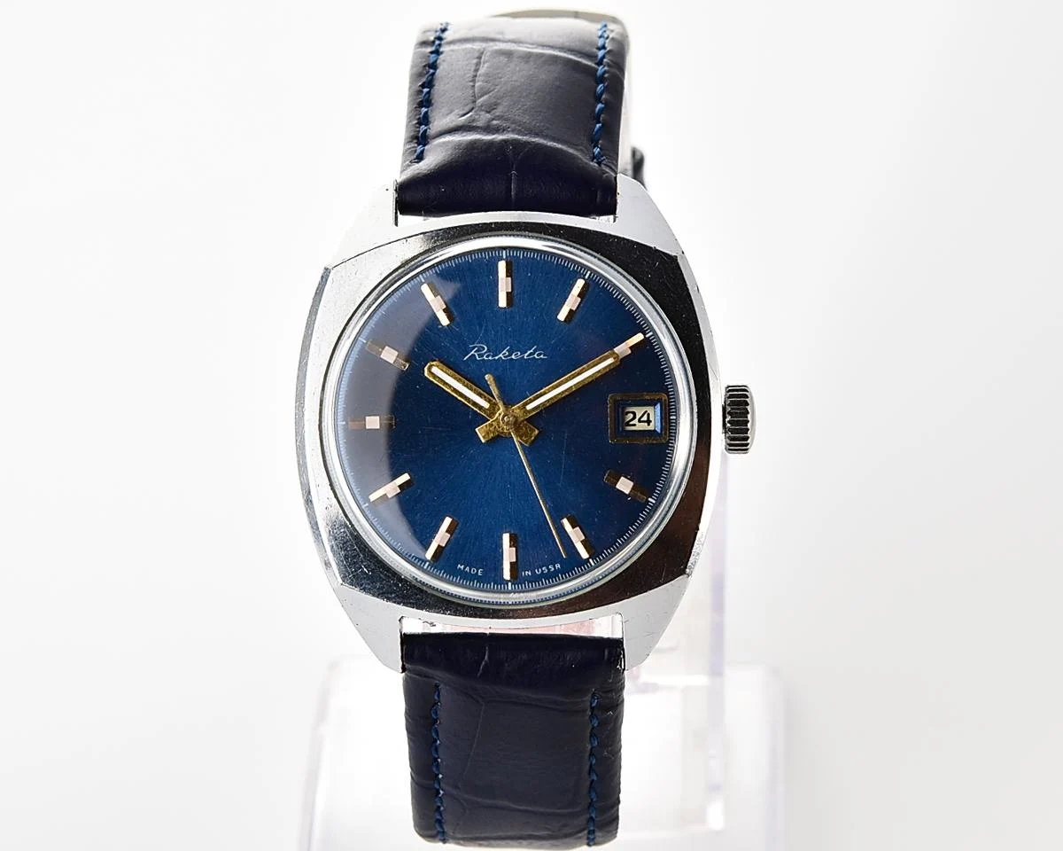 Soviet Raketa vintage mechanical watch