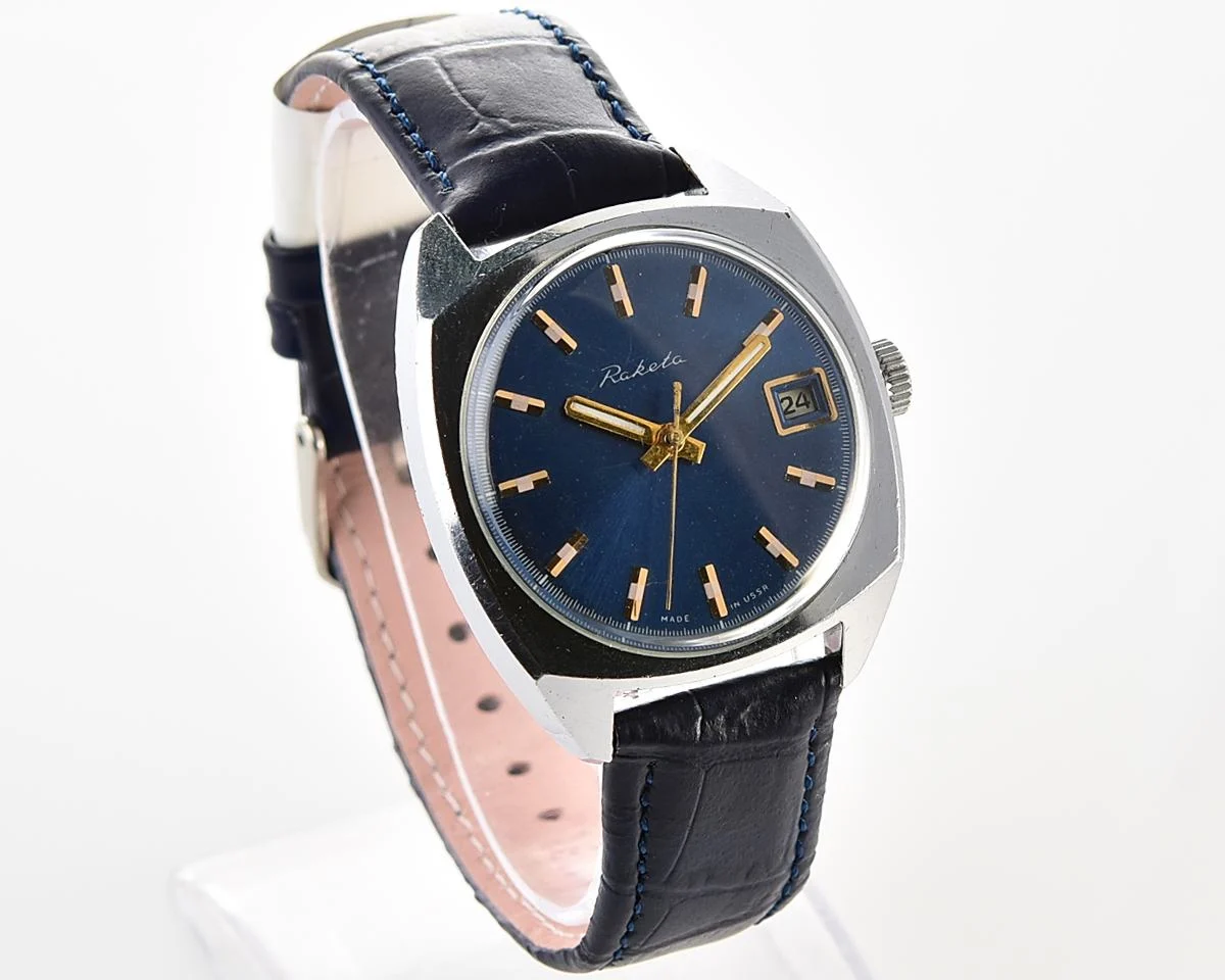Soviet Raketa vintage mechanical watch