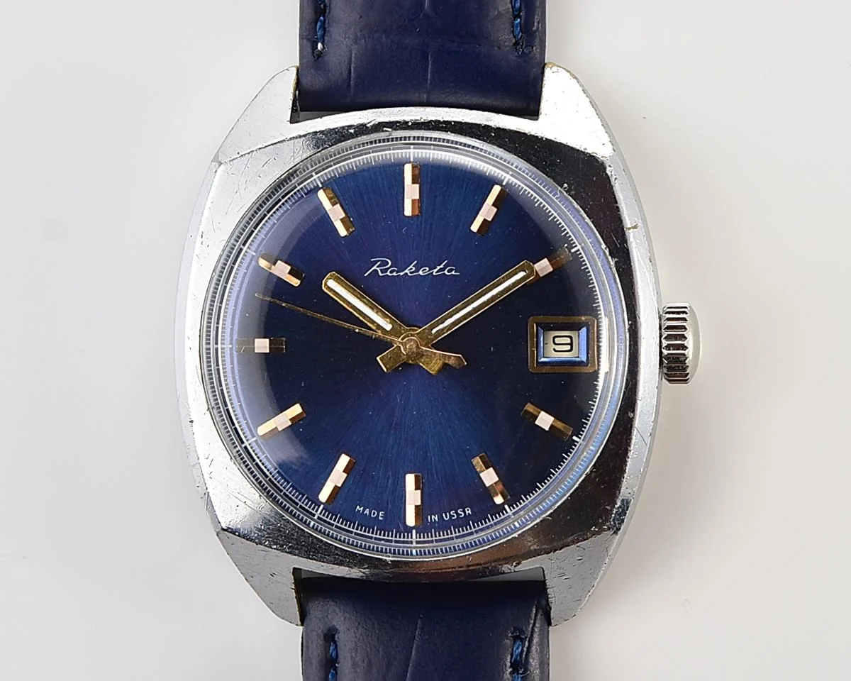 Soviet Raketa vintage mechanical watch