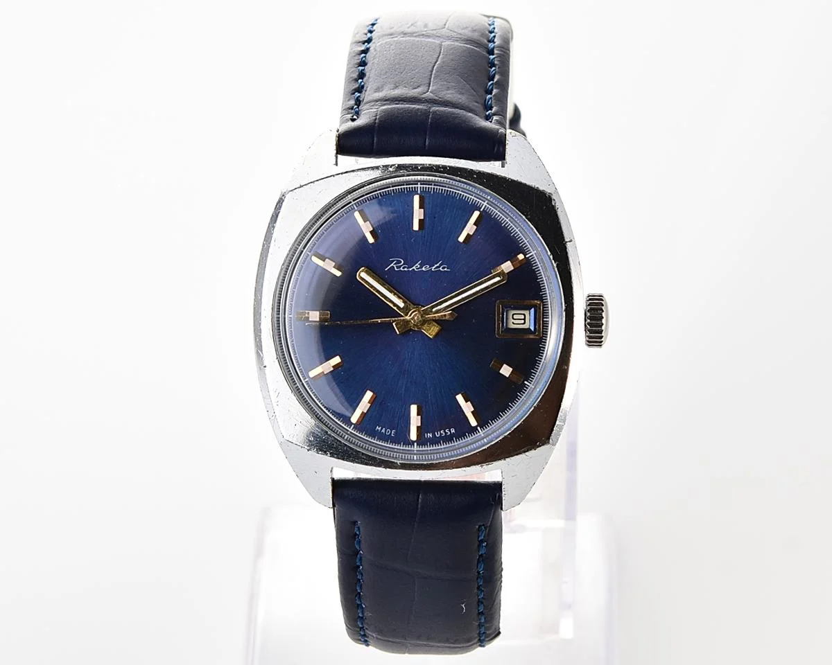 Soviet Raketa vintage mechanical watch