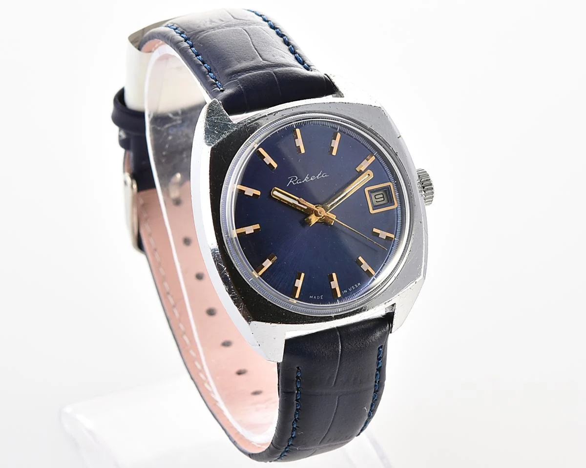 Soviet Raketa vintage mechanical watch