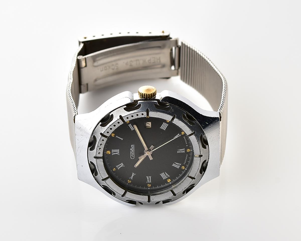 Slava mechanical wrist watch