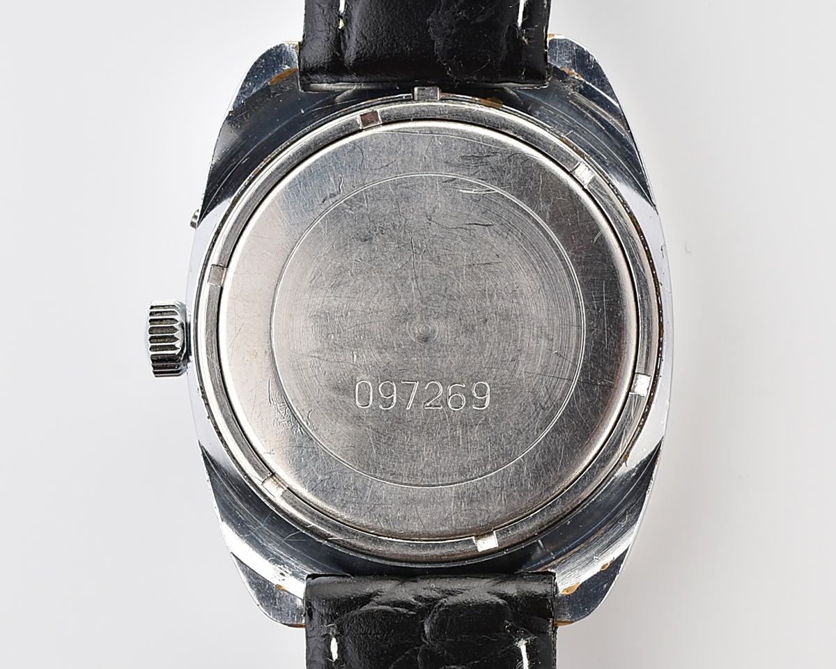 Large soviet mechanical vintage watch Slava "Fridge" with vertical calendar