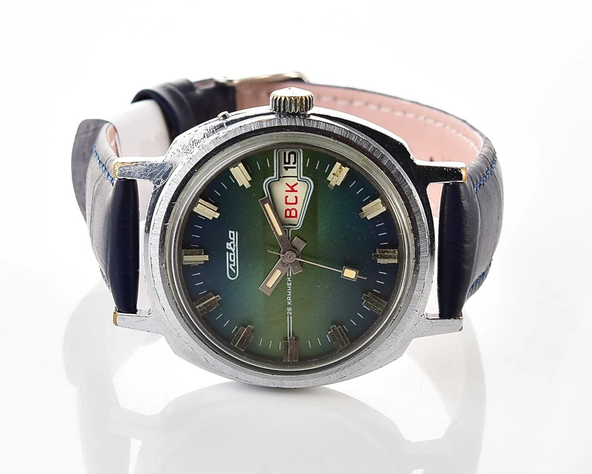 Slava Soviet mechanical wristwatch