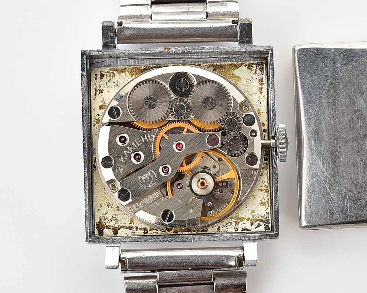 Soviet Slava vintage mechanical wristwatch