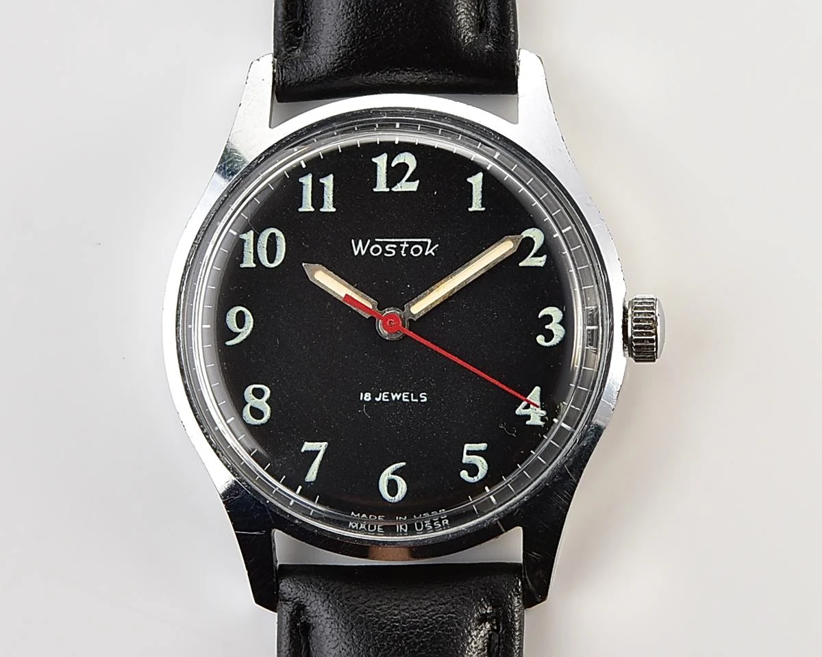 Excellent Soviet Wostok (Vostok) vintage mechanical wristwatch
