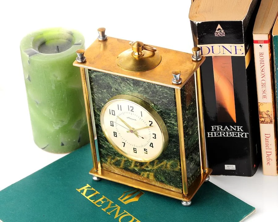 watch Molnija brass and green granit 15179-SCS_8983