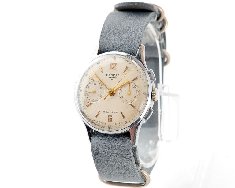 RARE: soviet STRELA chronograph chronometer mechanical watch