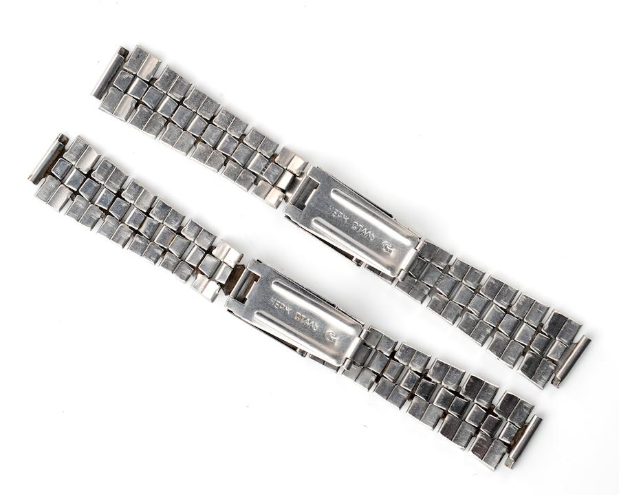 Vintage steel watch bracelet - 30th anniversary of man in space