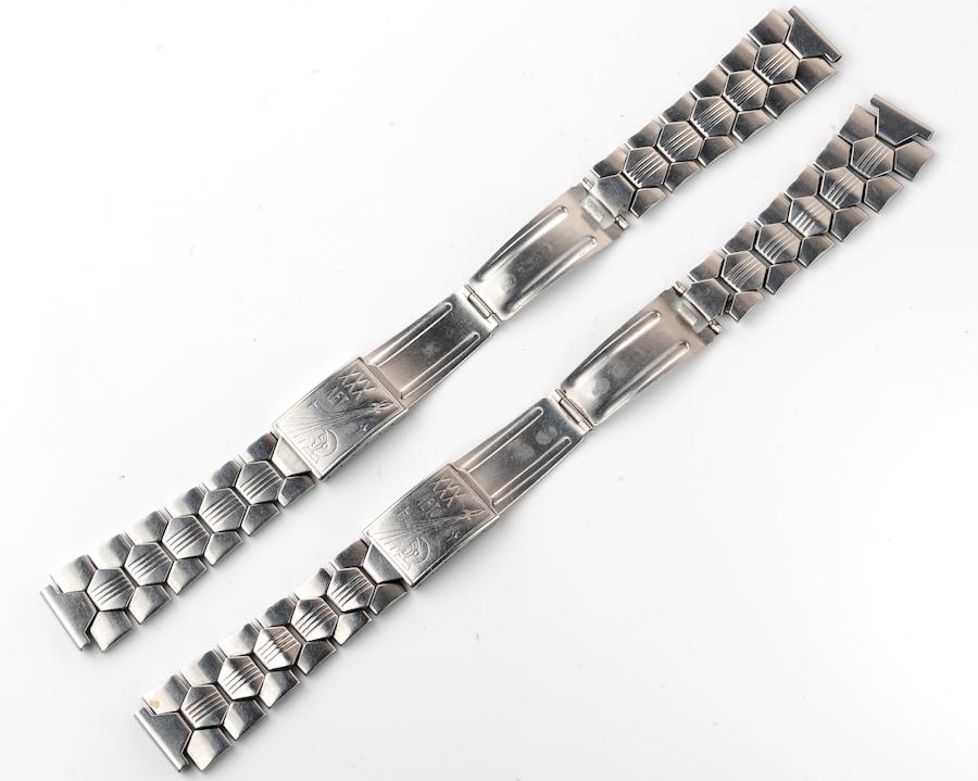 Vintage steel watch bracelet - 30th anniversary of man in space