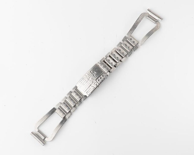 Vintage steel watch bracelet - USA & Soviet Union friendship