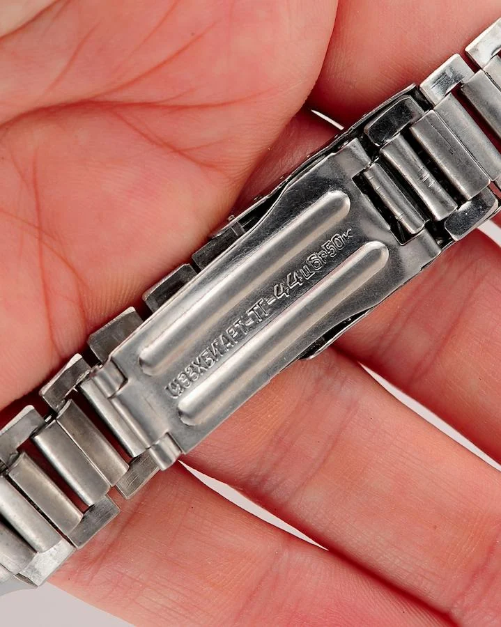 Vintage steel watch bracelet - USA & Soviet Union friendship