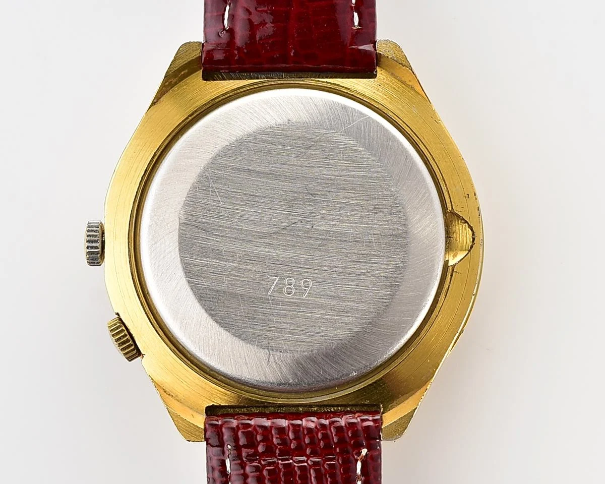 Soviet Raketa-Komandirskie gold-plated perpetual calendar mechanical watch