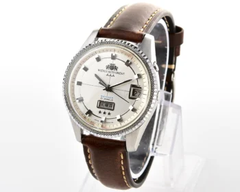 Vintage Orient Weekly Auto AAA Swimmer – Silver Sunburst Day-Date Automatic from 1960s