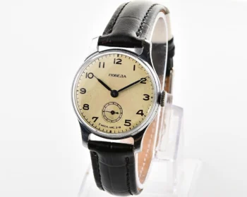 Vintage Soviet mechanical Pobeda watch, 2MChZ from the 2nd quarter of 1954