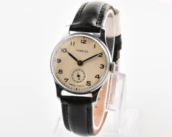 Excellent vintage Soviet mechanical 1MChZ Pobeda, TTK-1 on dial