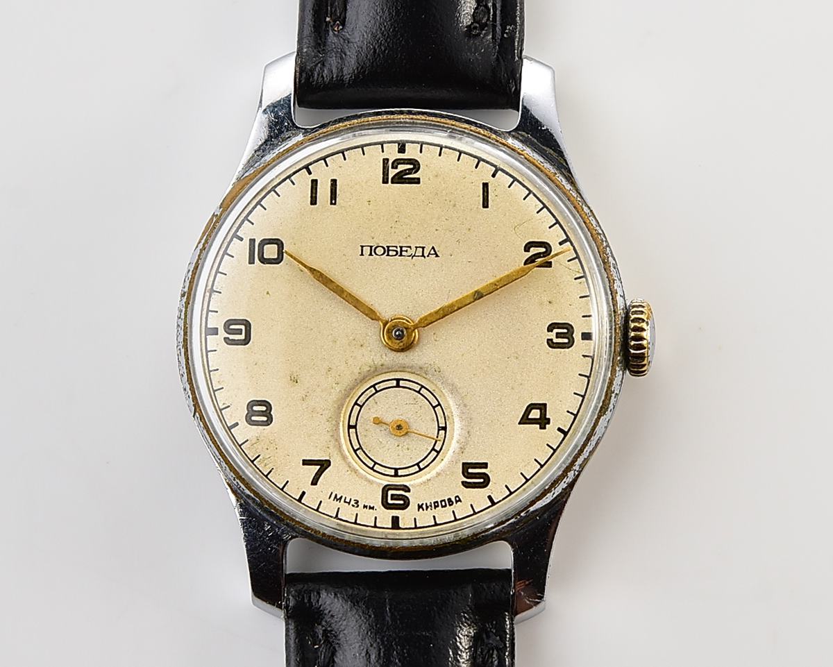 Vintage soviet mechanical POBEDA, 1MChZ, from the 1st quarter of 1950