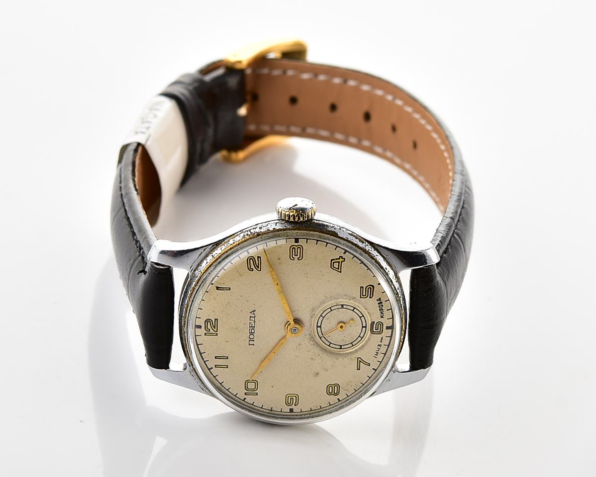 Vintage soviet mechanical POBEDA, 1MChZ, from the 1st quarter of 1950