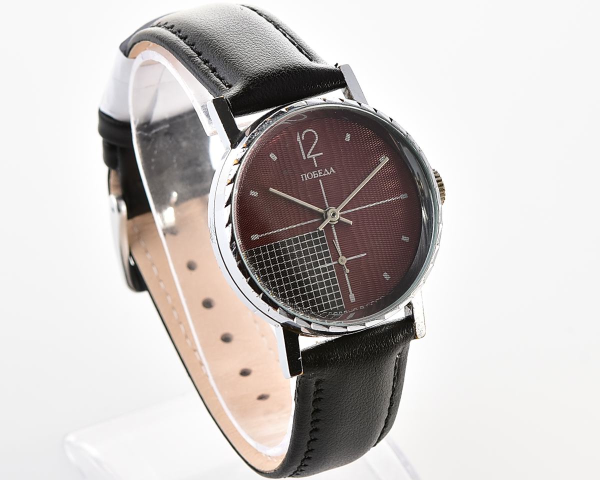 POBEDA soviet mechanical wristwatch - with upgraded mineral crystal!