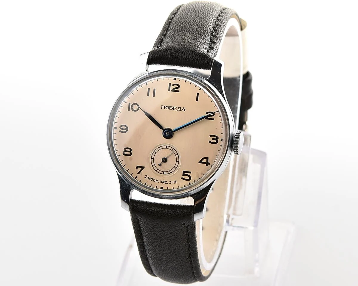 Excellent vintage Soviet mechanical Pobeda watch, 2MChZ from 3rd quarter 1955!