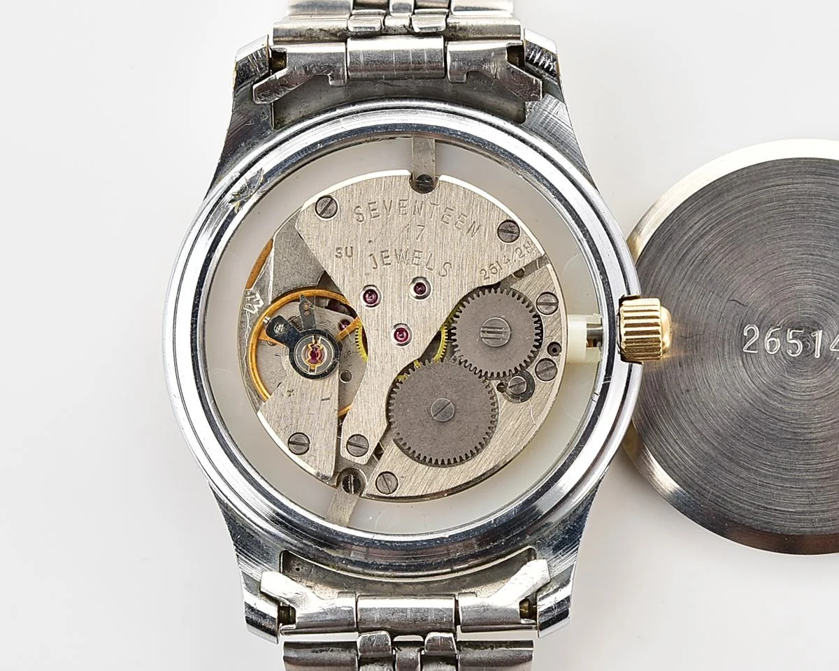 Large Poljot mechanical wrist watch